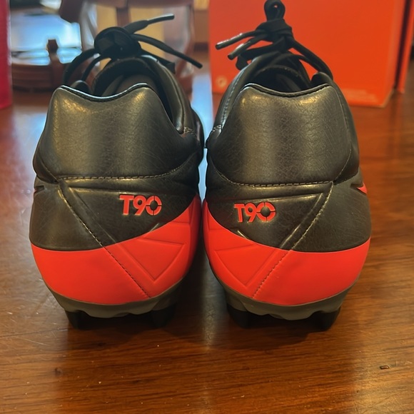 Nike T90 Strike IV FG Soccer Cleats shoes new 472562 060 grey Mens Size 8 - Picture 8 of 16